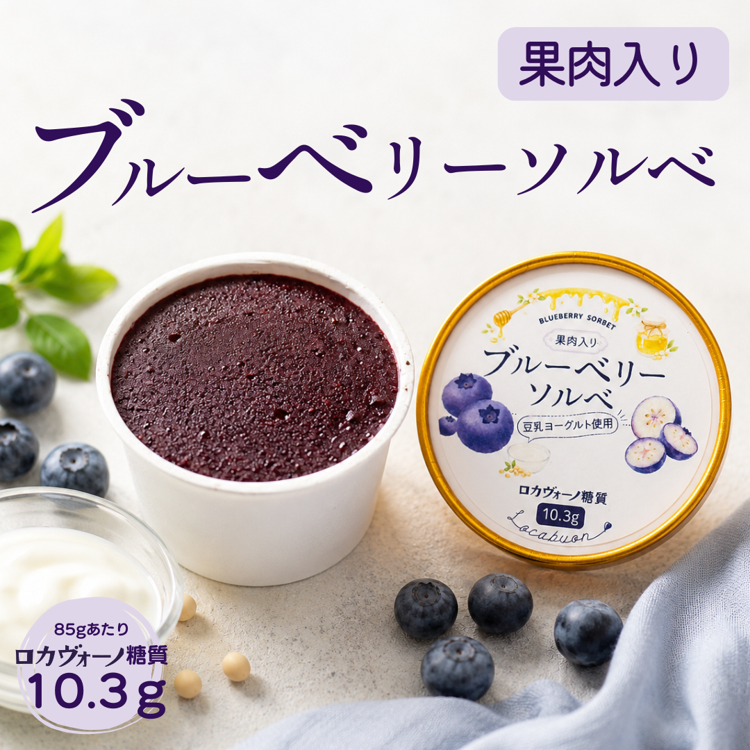 Instagram ブルーベリーソルベ
